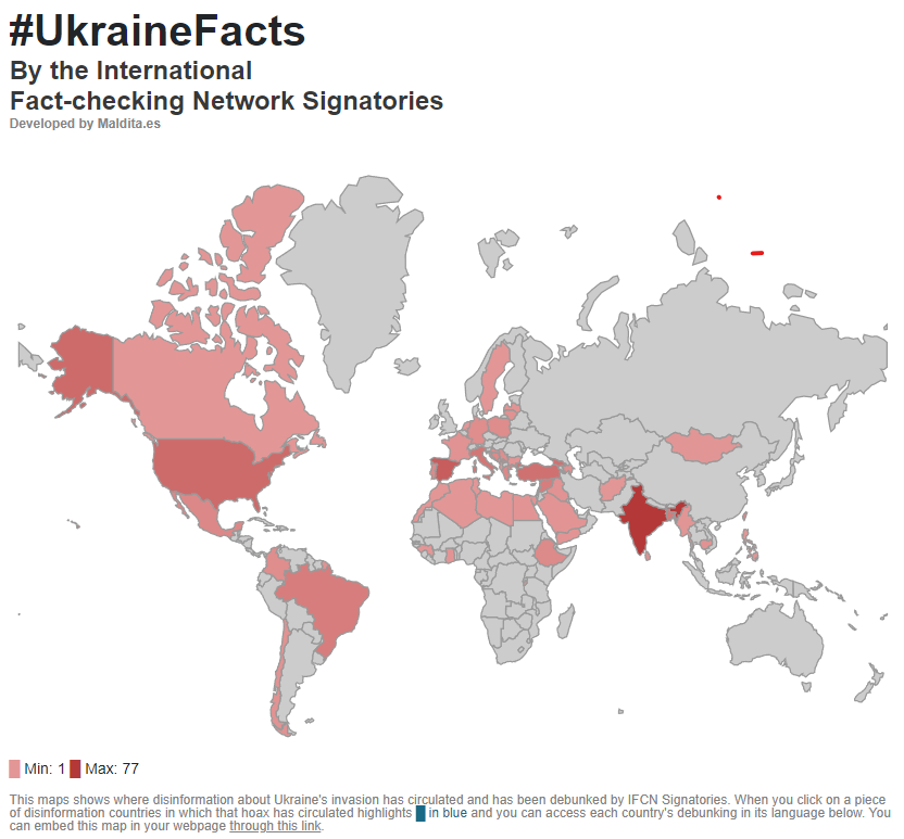 【烏俄戰爭】#UkraineFacts：全球查核組織聯手對抗戰事假訊息